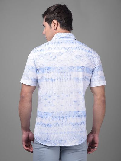 Blue Shirt-Men Shirts-Crimsoune Club