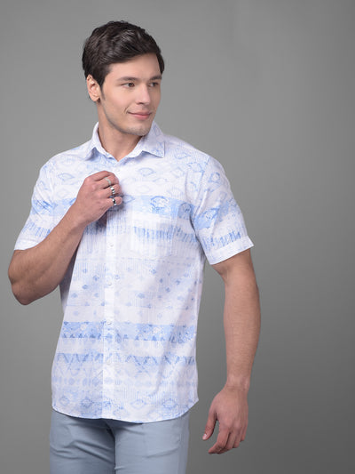 Blue Shirt-Men Shirts-Crimsoune Club