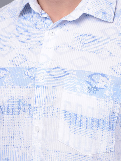 Blue Shirt-Men Shirts-Crimsoune Club