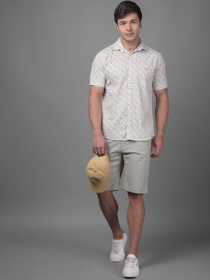Olive Shirt-Men Shirts-Crimsoune Club