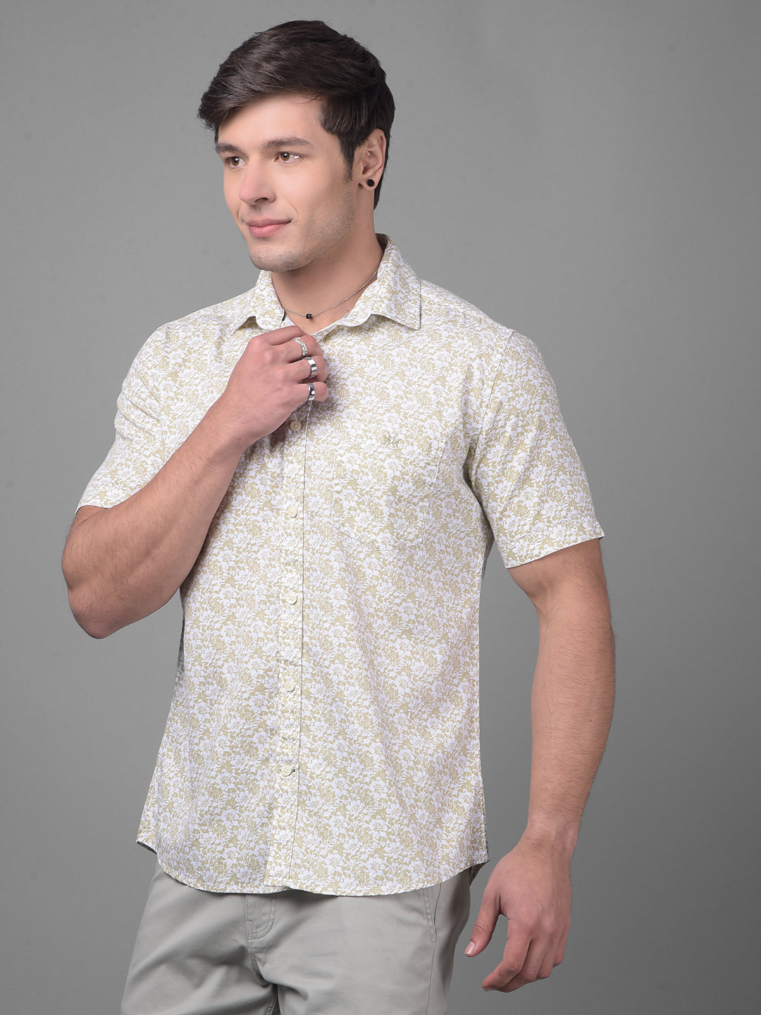 Olive Shirt-Men Shirts-Crimsoune Club