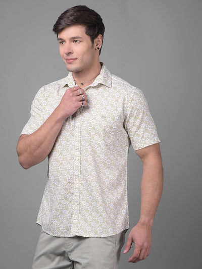Olive Shirt-Men Shirts-Crimsoune Club