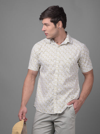 Olive Shirt-Men Shirts-Crimsoune Club