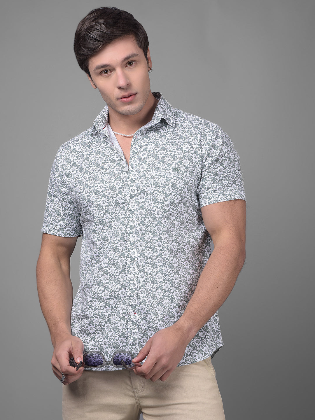 Green Shirt-Men Shirts-Crimsoune Club
