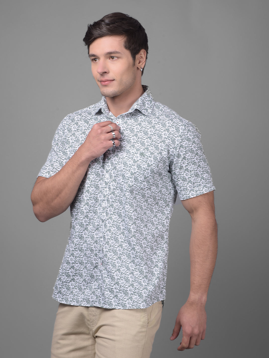 Green Shirt-Men Shirts-Crimsoune Club
