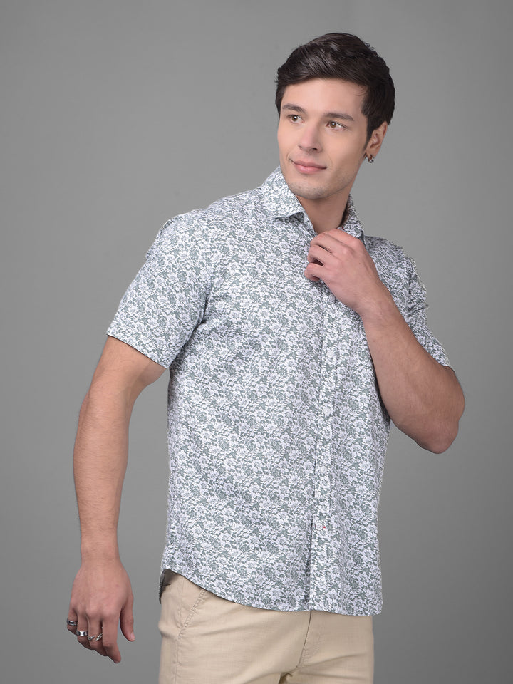 Green Shirt-Men Shirts-Crimsoune Club