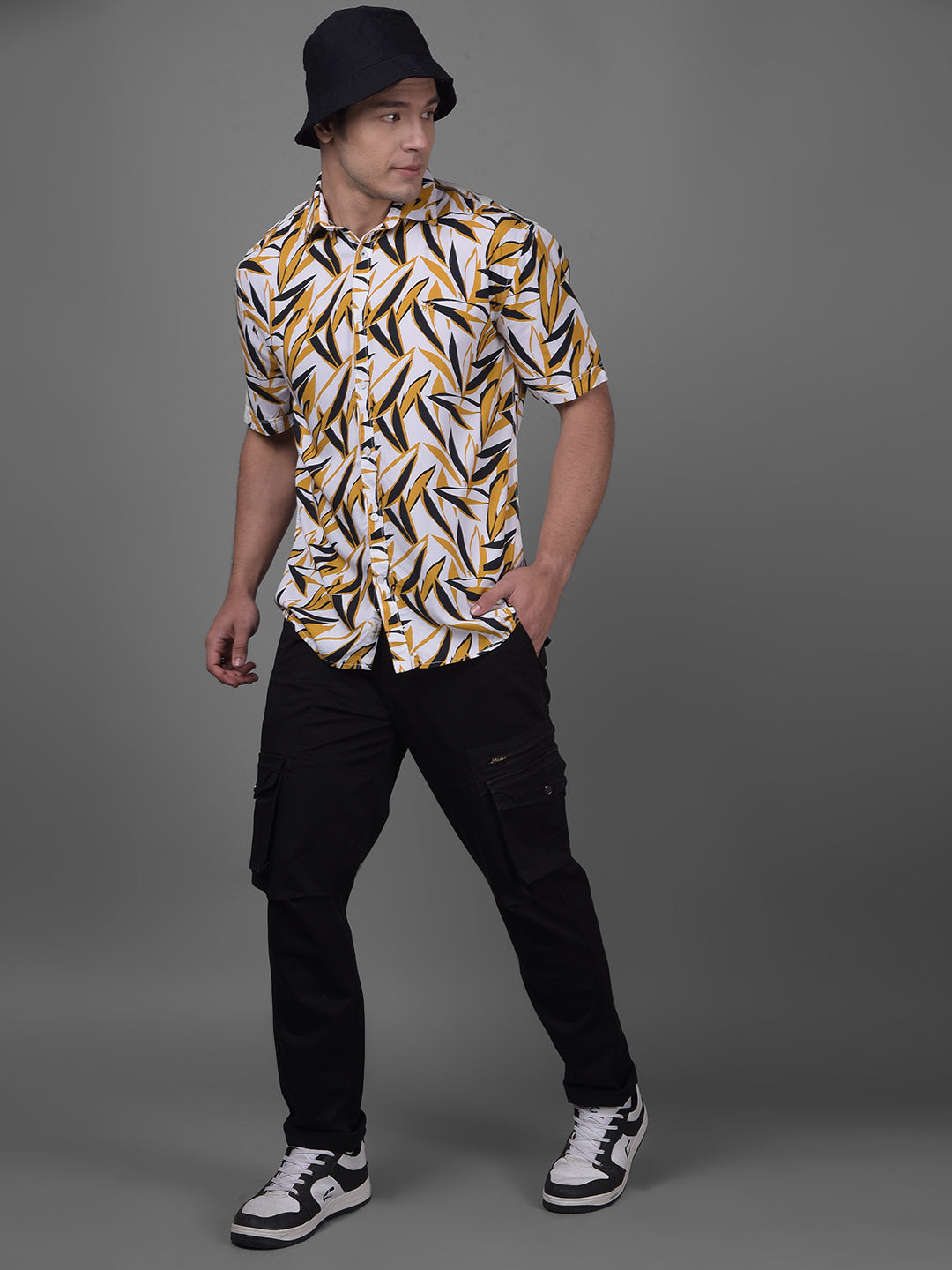 Mustard Shirt-Men Shirts-Crimsoune Club
