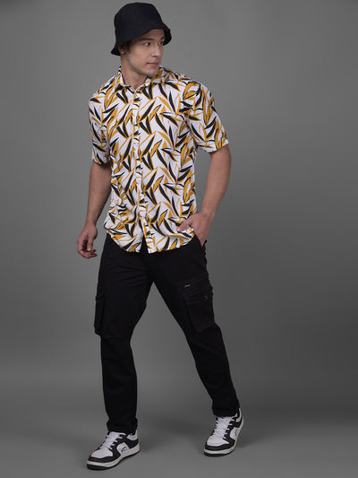 Mustard Shirt-Men Shirts-Crimsoune Club
