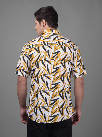 Mustard Shirt-Men Shirts-Crimsoune Club