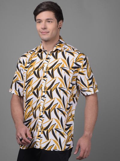 Mustard Shirt-Men Shirts-Crimsoune Club