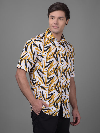 Mustard Shirt-Men Shirts-Crimsoune Club