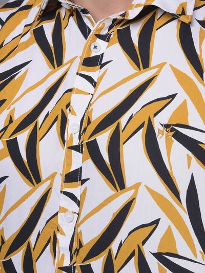 Mustard Shirt-Men Shirts-Crimsoune Club