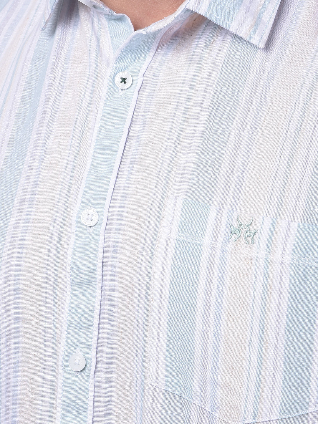 Multicolored Linen Shirt-Men Shirts-Crimsoune Club