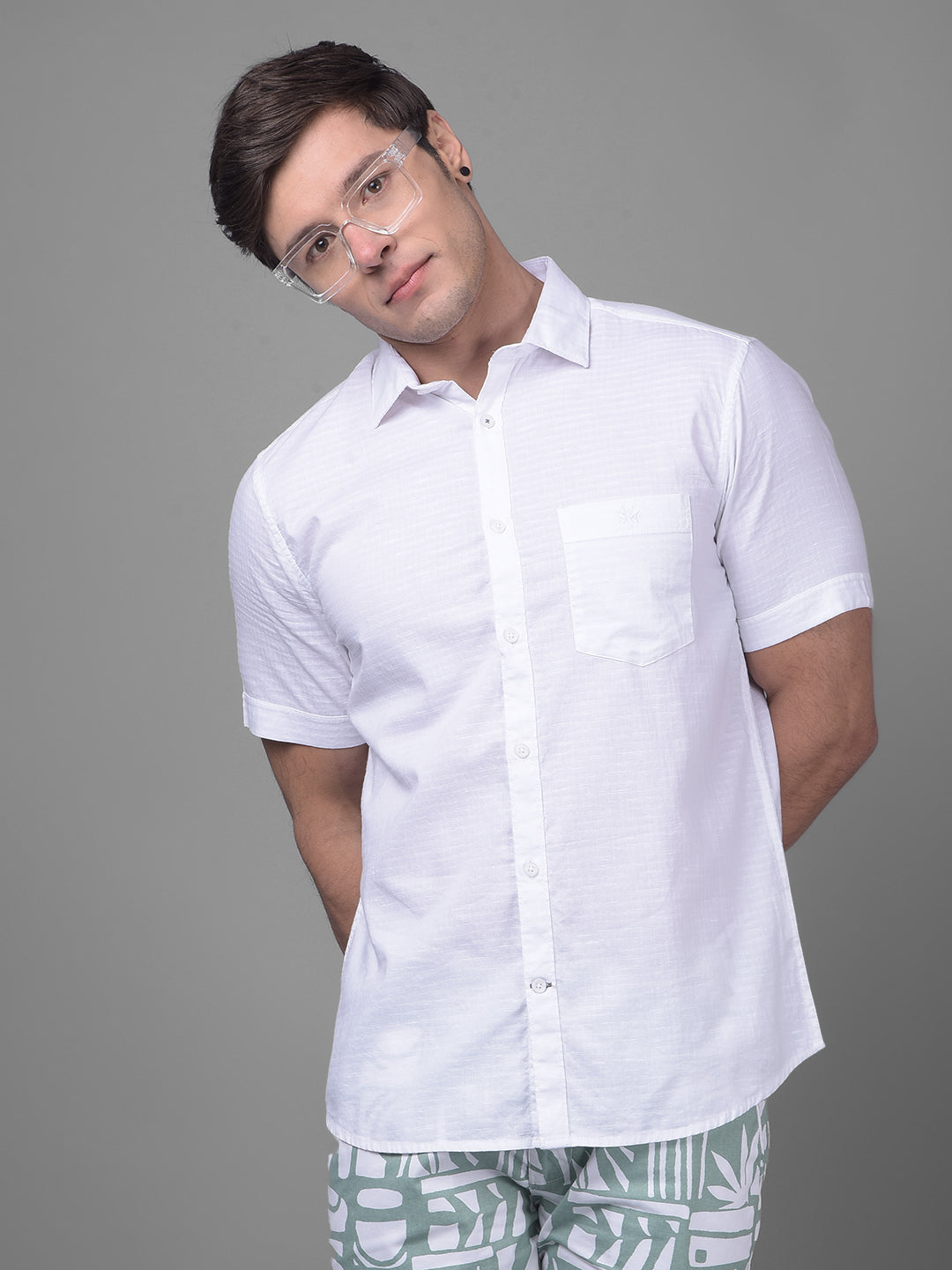 White Shirt-Men Shirts-Crimsoune Club