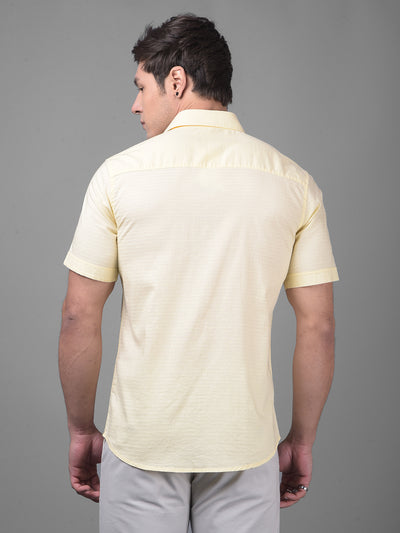 Yellow Shirt-Men Shirts-Crimsoune Club