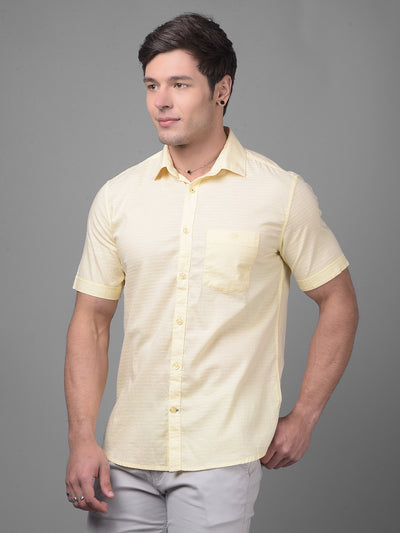 Yellow Shirt-Men Shirts-Crimsoune Club