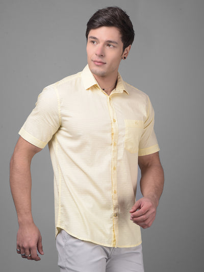 Yellow Shirt-Men Shirts-Crimsoune Club