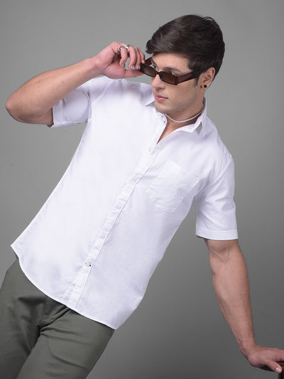 White Shirt-Men Shirts-Crimsoune Club