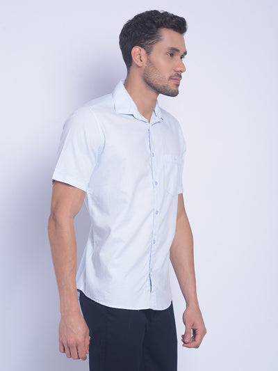 Blue Shirt-Men Shirts-Crimsoune Club