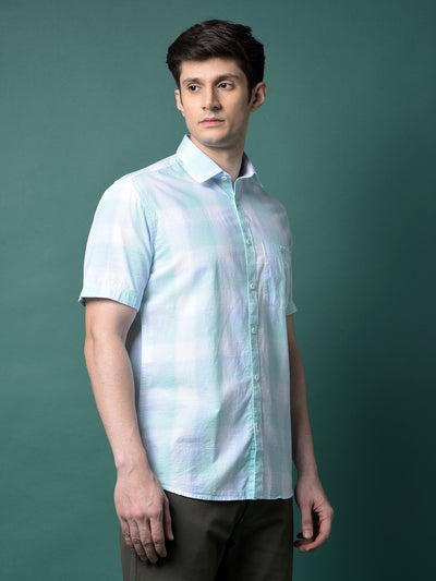 Multi-Color Checked 100% Cotton Shirt-Men Shirts-Crimsoune Club