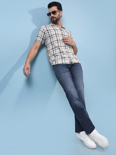 Men's Multi-Color Checked 100% Cotton Shirt-Men Shirts-Crimsoune Club