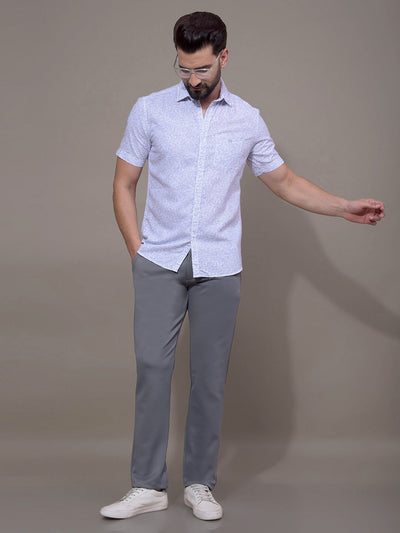Purple Printed Shirt-Men Shirts-Crimsoune Club