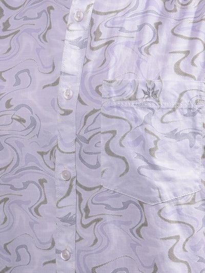 Green Printed Shirt-Men Shirts-Crimsoune Club