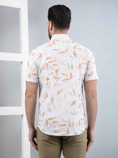 Multi-Color Floral Print 100% Cotton Shirt-Men Shirts-Crimsoune Club