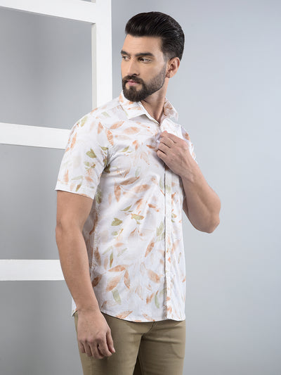 Multi-Color Floral Print 100% Cotton Shirt-Men Shirts-Crimsoune Club
