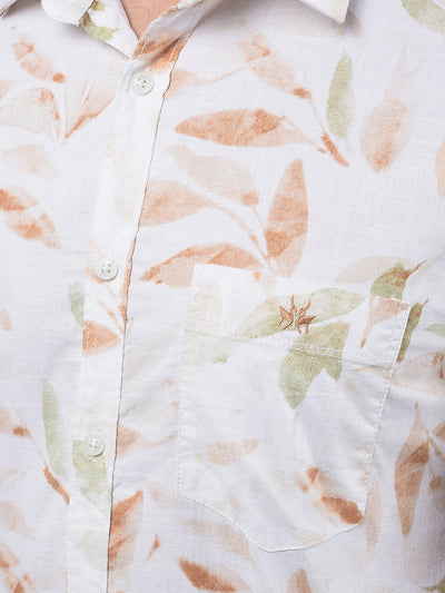 Multi-Color Floral Print 100% Cotton Shirt-Men Shirts-Crimsoune Club