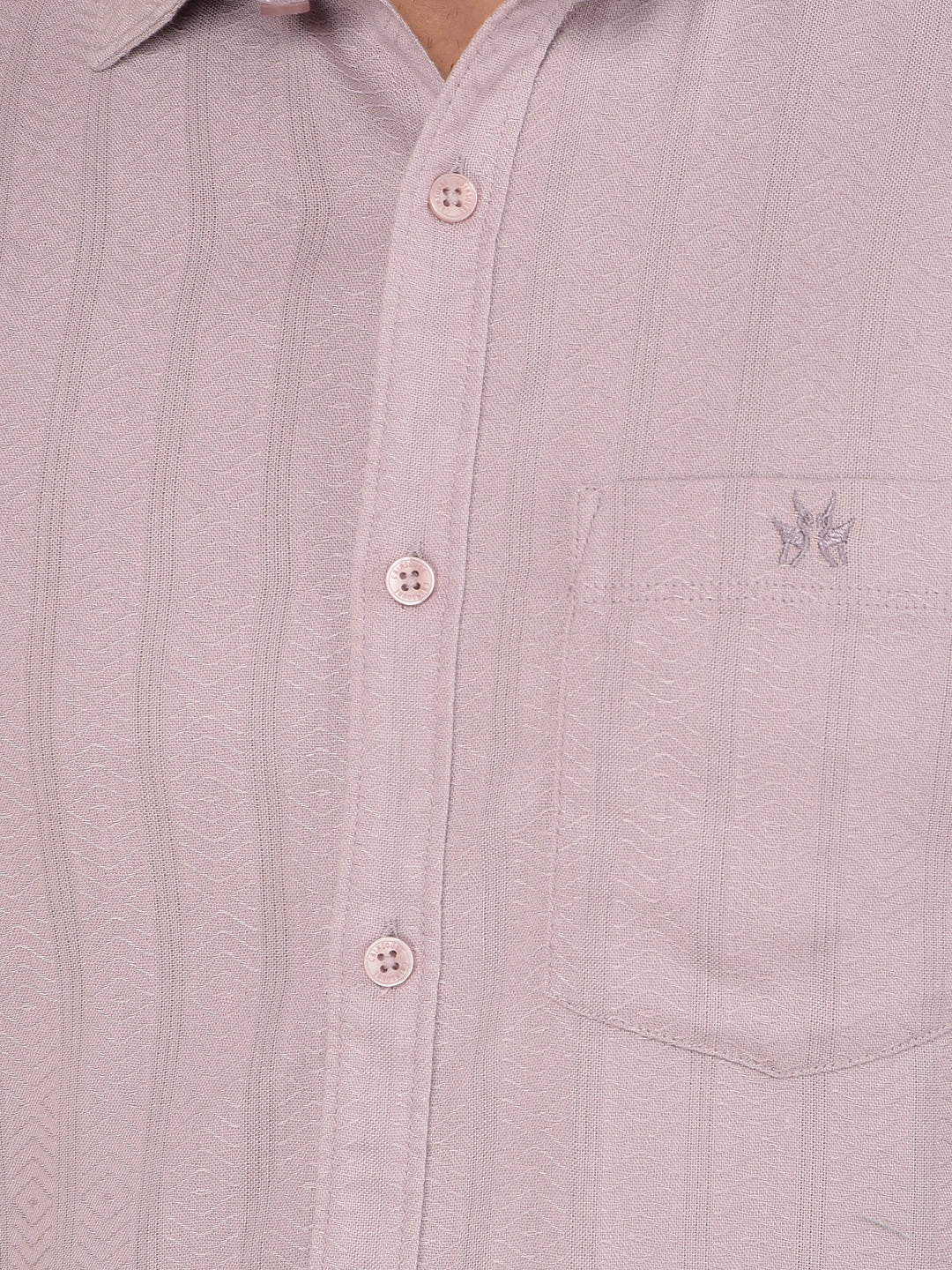 Purple Vertical Stripes Shirt-Men Shirts-Crimsoune Club