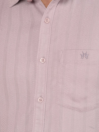 Purple Vertical Stripes Shirt-Men Shirts-Crimsoune Club