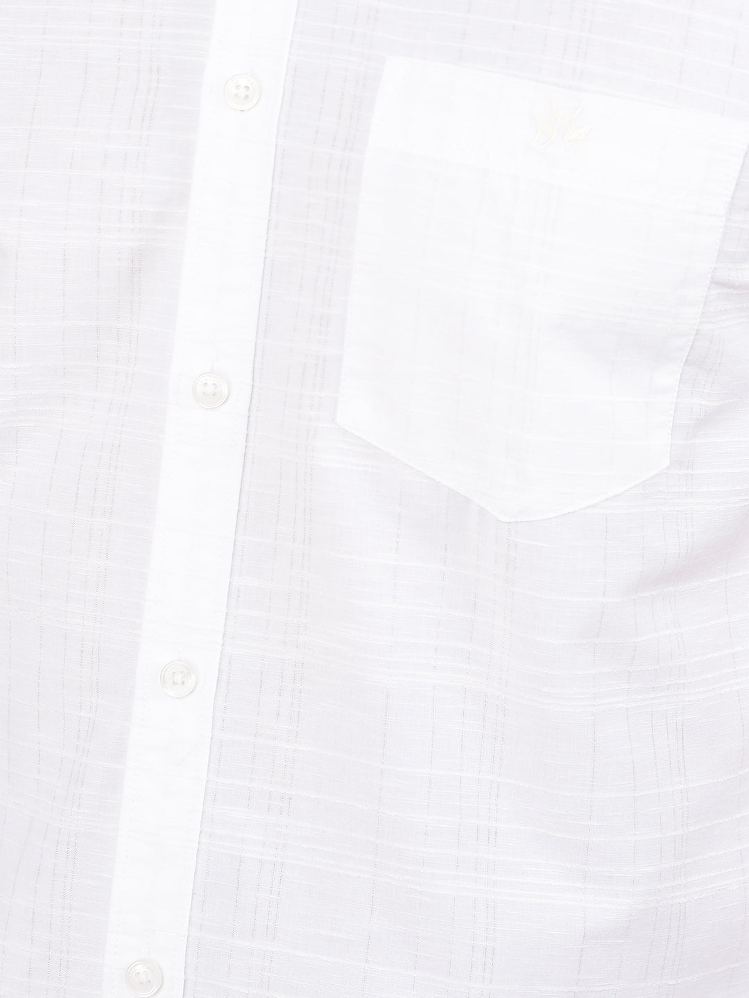 White Checked Shirt-Men Shirts-Crimsoune Club