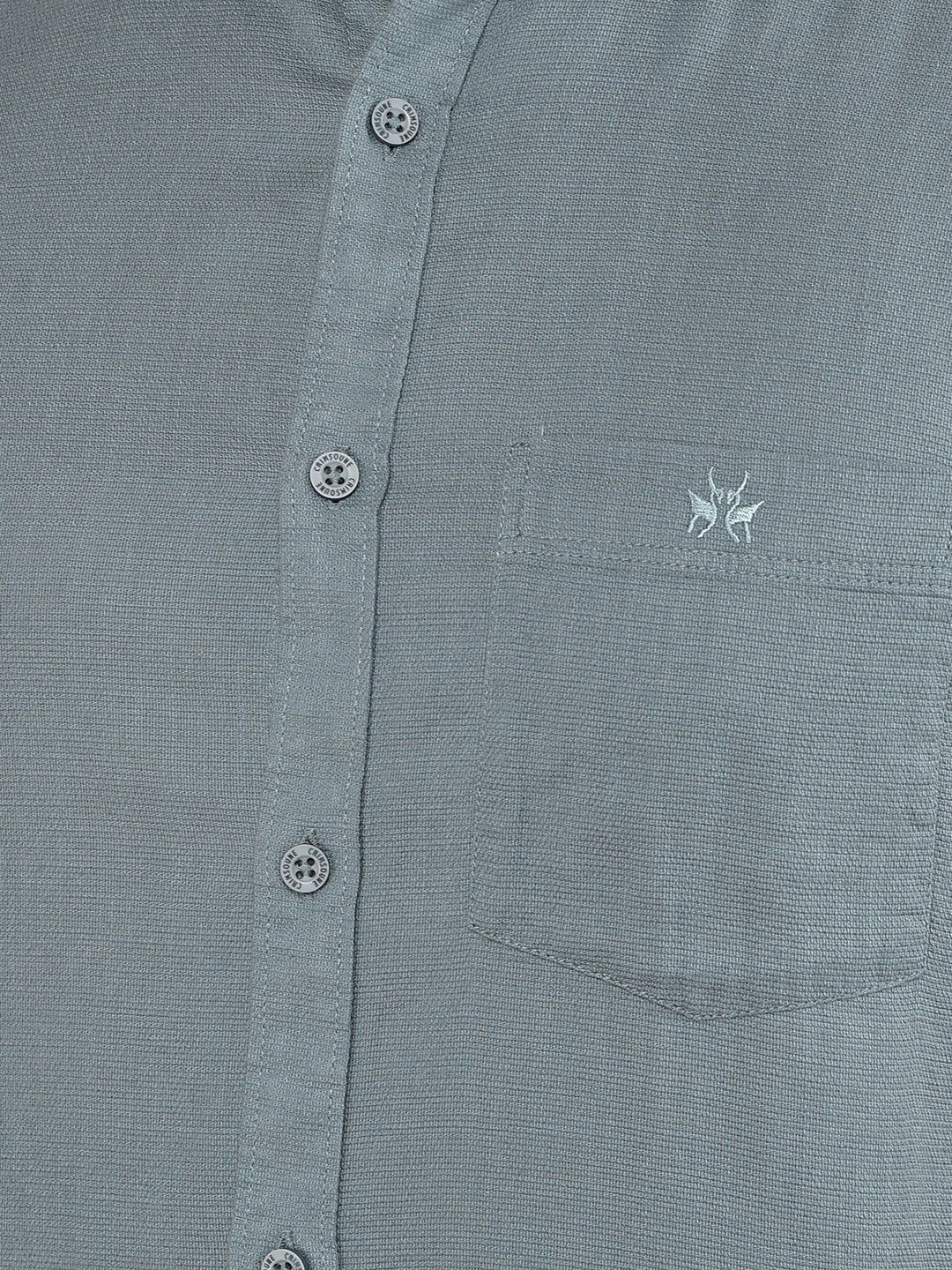 Green 100% Cotton Shirt-Men Shirts-Crimsoune Club