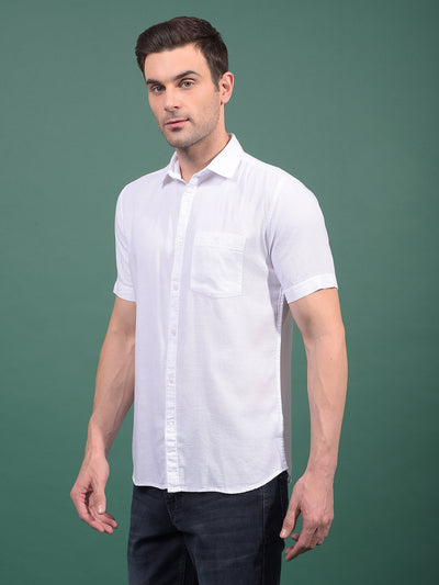 White Printed Shirt-Men Shirts-Crimsoune Club