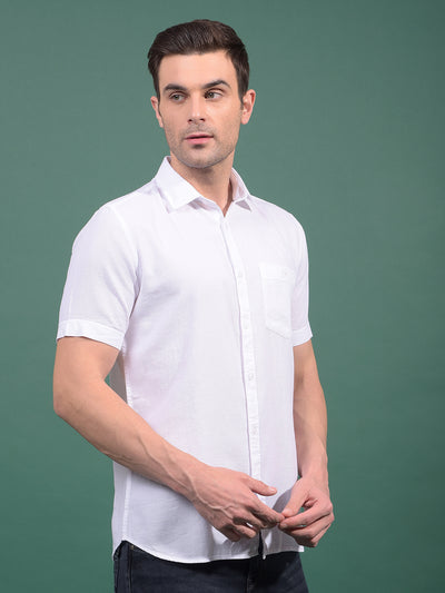 White Printed Shirt-Men Shirts-Crimsoune Club