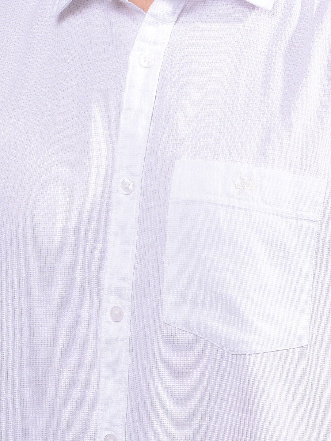 White Printed Shirt-Men Shirts-Crimsoune Club