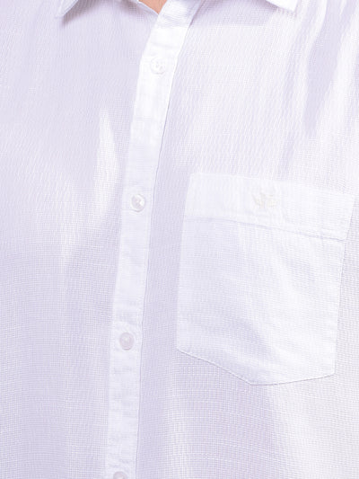 White Printed Shirt-Men Shirts-Crimsoune Club