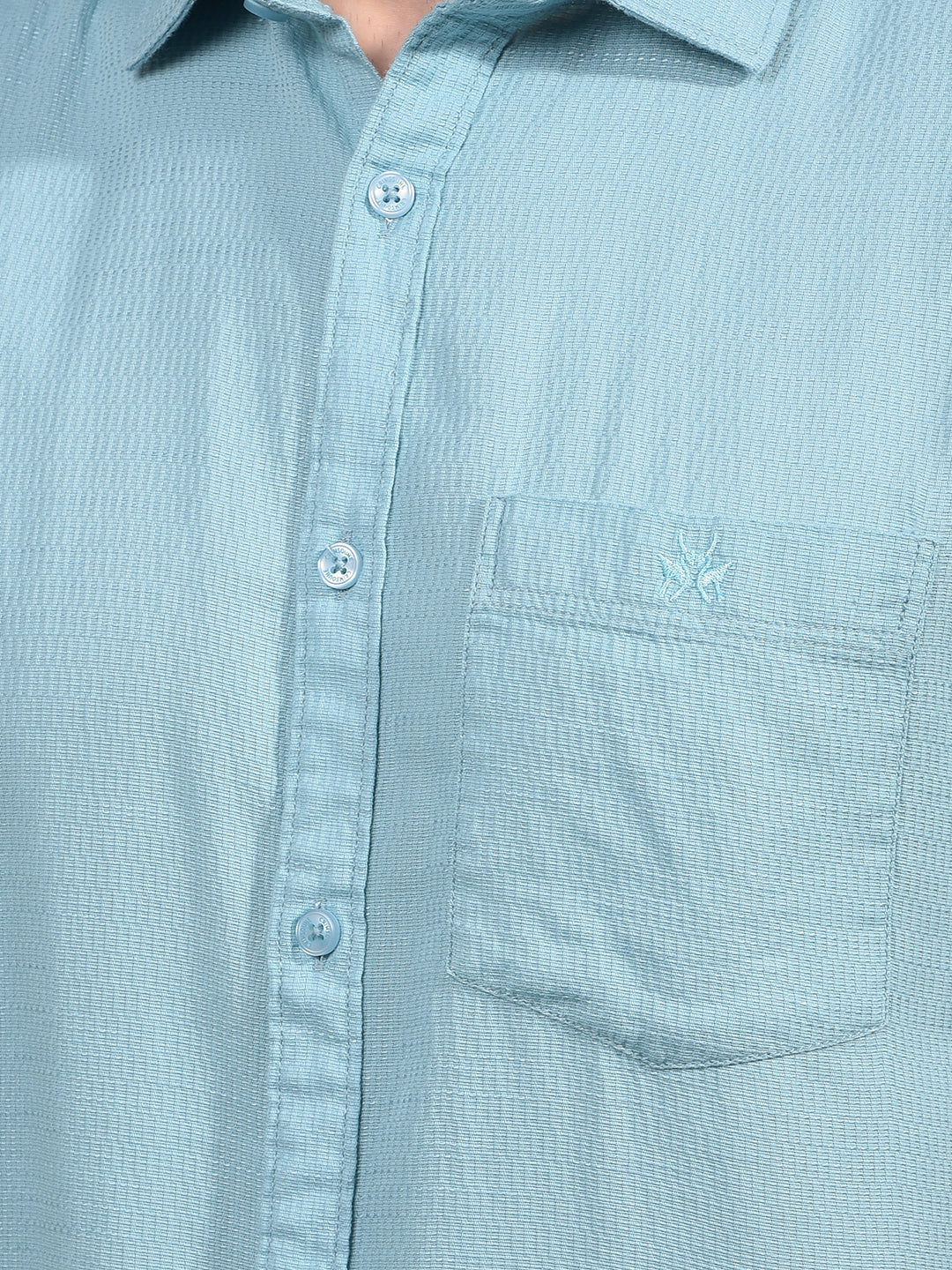 Green Printed Shirt-Men Shirts-Crimsoune Club