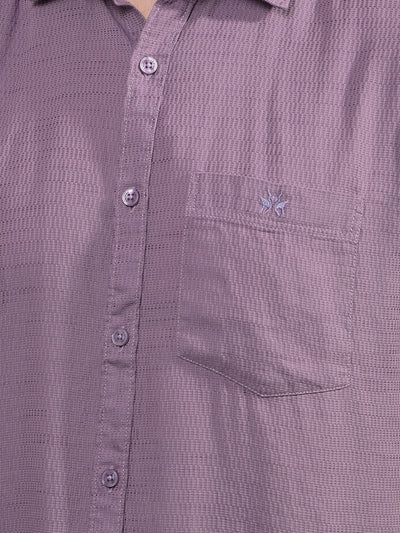 Purple Printed Shirt-Men Shirts-Crimsoune Club