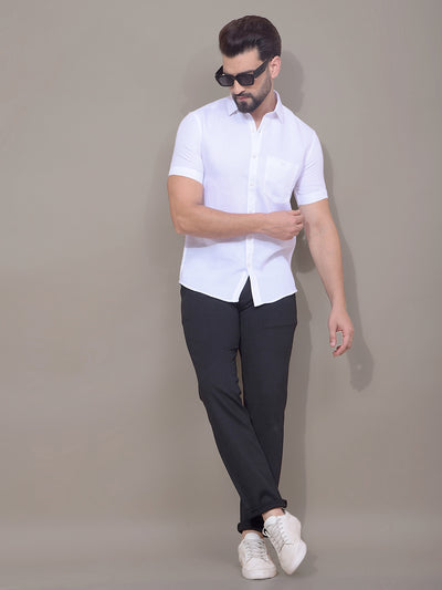 White Printed Shirt-Men Shirts-Crimsoune Club