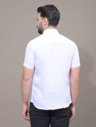 White Printed Shirt-Men Shirts-Crimsoune Club