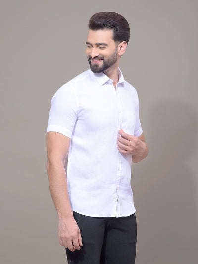 White Printed Shirt-Men Shirts-Crimsoune Club