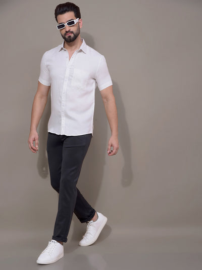 Off White Printed Shirt-Men Shirts-Crimsoune Club