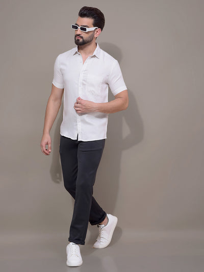 Off White Printed Shirt-Men Shirts-Crimsoune Club