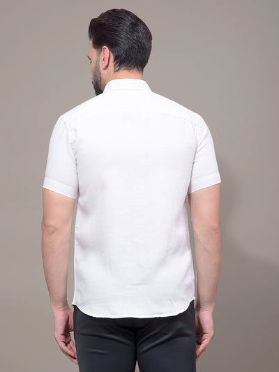 Off White Printed Shirt-Men Shirts-Crimsoune Club