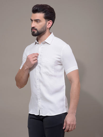 Off White Printed Shirt-Men Shirts-Crimsoune Club