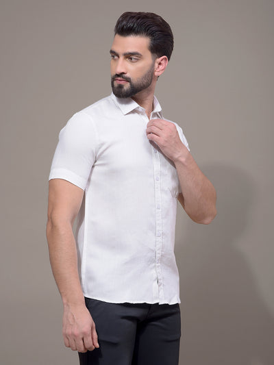 Off White Printed Shirt-Men Shirts-Crimsoune Club