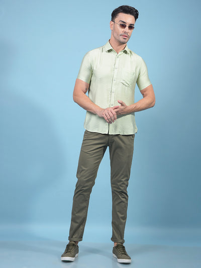 Green Shirt-Men Shirts-Crimsoune Club