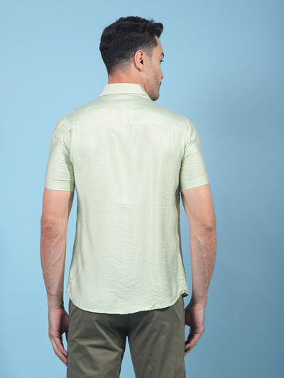 Green Shirt-Men Shirts-Crimsoune Club